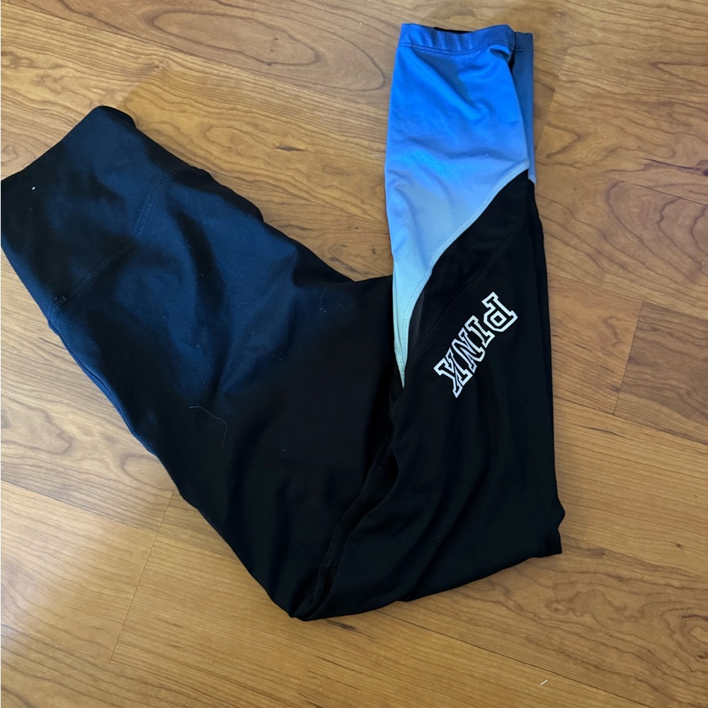 PINK Victoria's Secret Kids Leggings in Black and Blue and multi color leggings